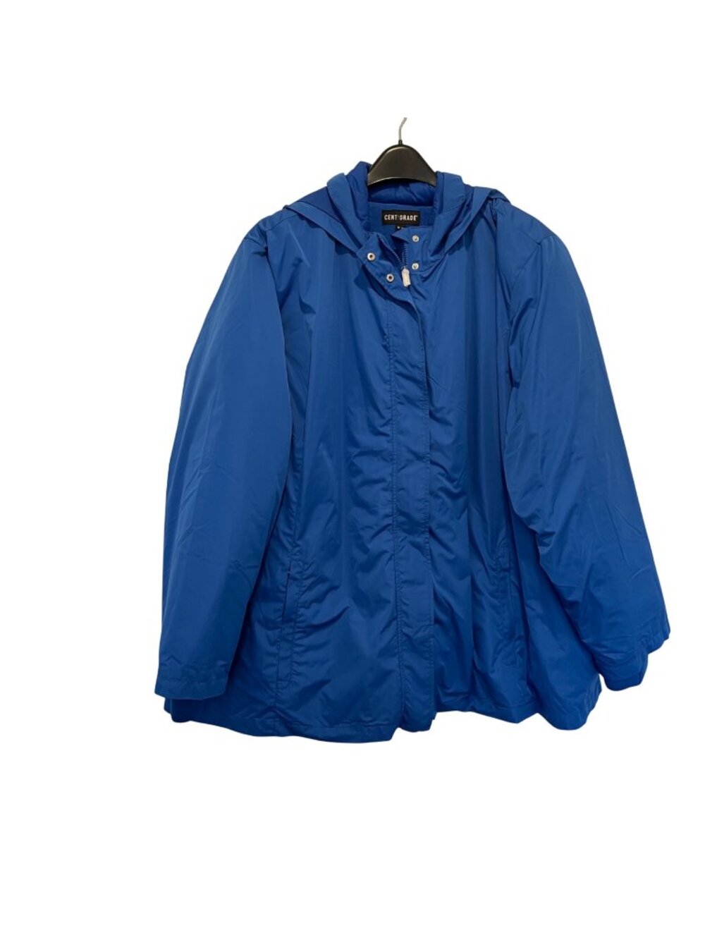 NWOT Centigrade Womens Blue Hooded Jacket size 5X NEW